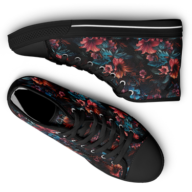 Chokefish™ Urban Peak Retro High Tops-Floral-006-2